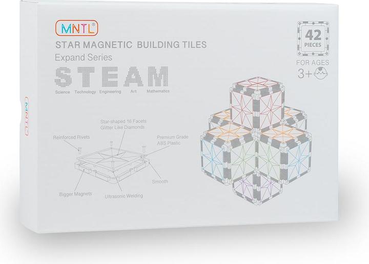 Image du produit Mntl Magnetic Tiles Square Pastel Pack