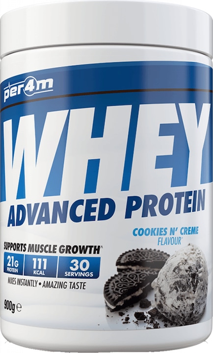 Actual product image Per4m Whey Advanced Protein (Cookies N Cream, 900.90 g)