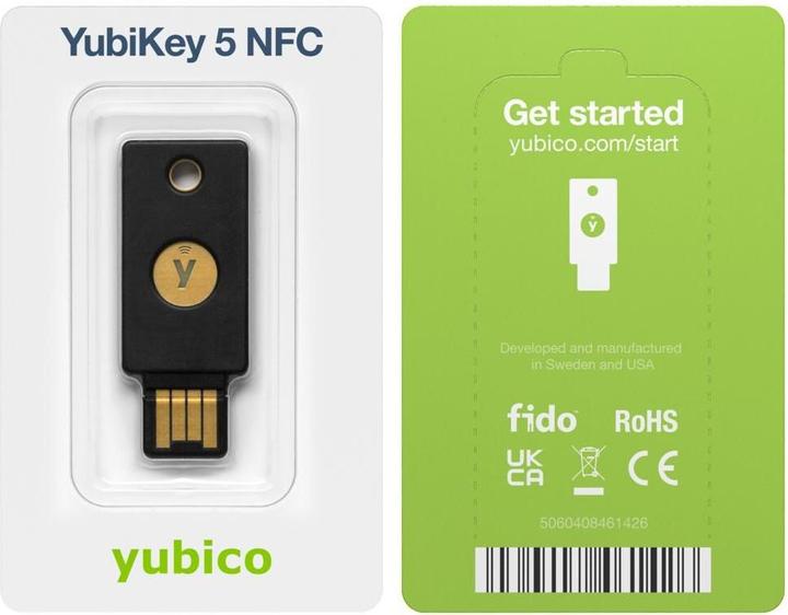 Productafbeelding Yubico YubiKey 5 NFC