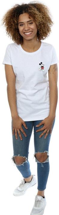 Immagine prodotto Disney Mickey Mouse Kickin Retro Chest Maglietta Donna (S)