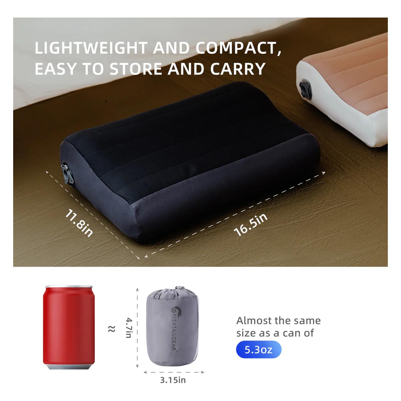 Flextailgear, Reisezubehör, Zero Pillow, Grün, (Kopf- & Nackenkissen)