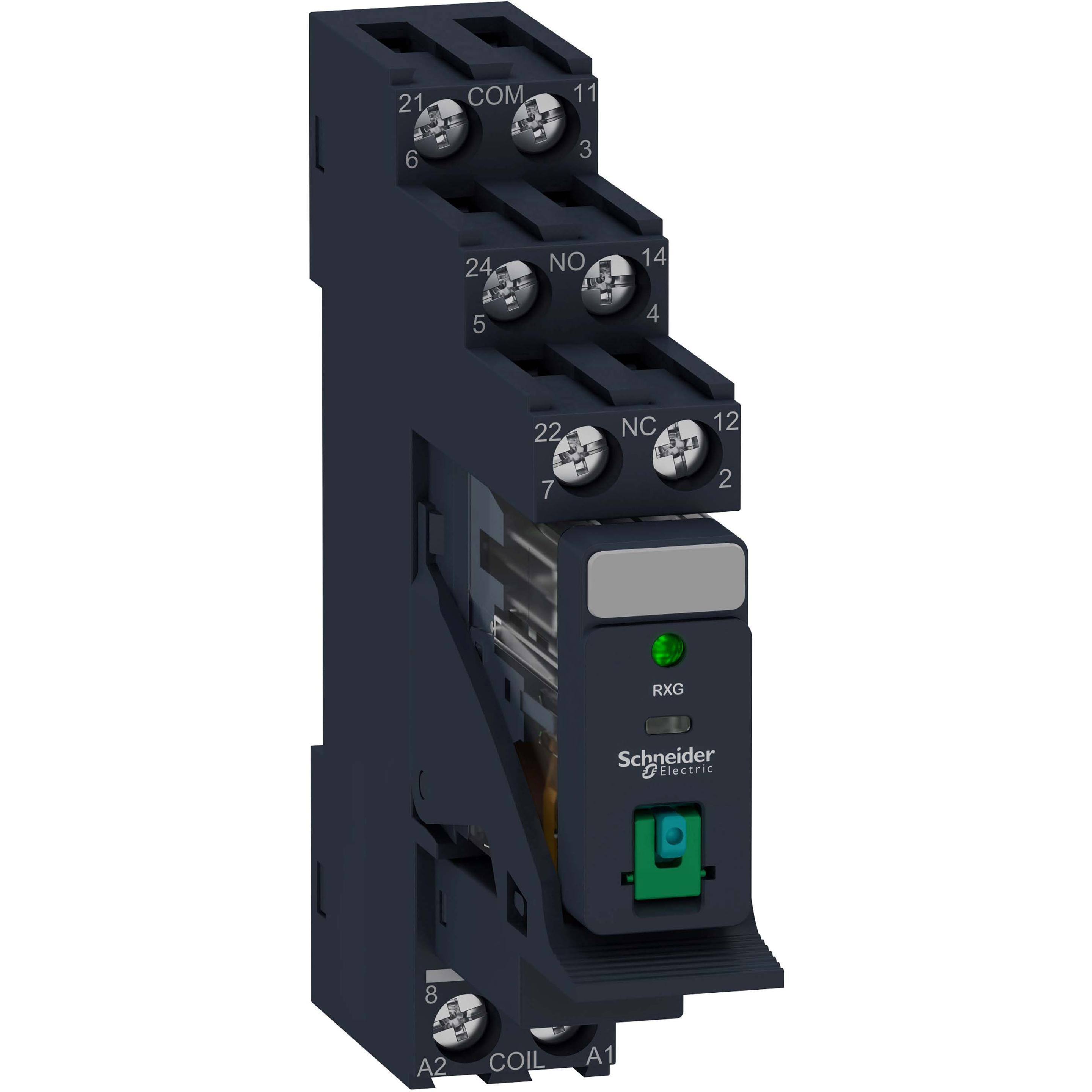 APC Steckschnittstellenrelais Zelio Relay, 2 Wechsler, DC, 24V, 5A, Schraubklemme, Relais