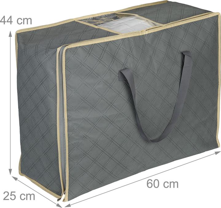 Produktbild Relaxdays 2x Bettdecken-Aufbewahrungstasche