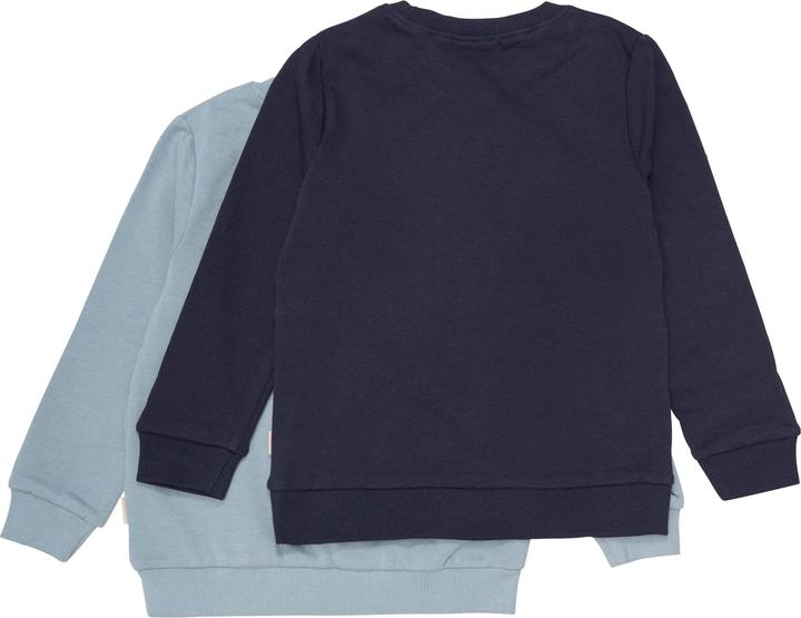 Produktbild Minymo Langarmshirt 2-er Set Dark Navy Gr. 98 (98)