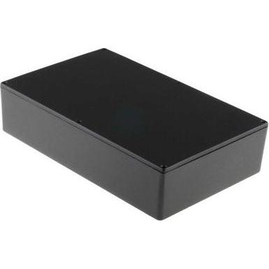 Rs Pro Gehäuse Aluminium 275x175x65mm schwarz (Gehäuse), Elektronikzubehör + Gehäuse, Schwarz