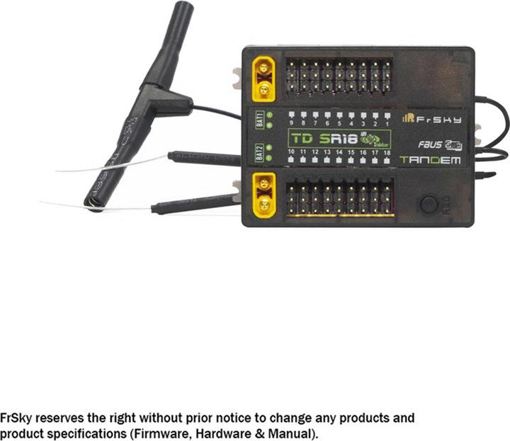 FrSky TD-SR18 2,4 GHz/868 MHz