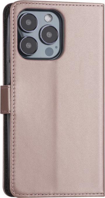 Image du produit Ambiance1 Étui iPhone 13 Pro - Book Case similicuir rose No.208 (Apple iPhone 13 Pro)