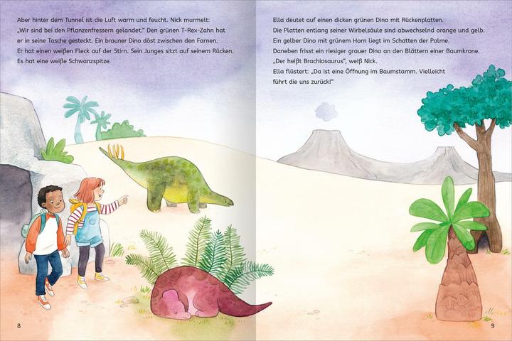 Produktbild Mit Stickern Lesen lernen – Abenteuer im Dino-Park