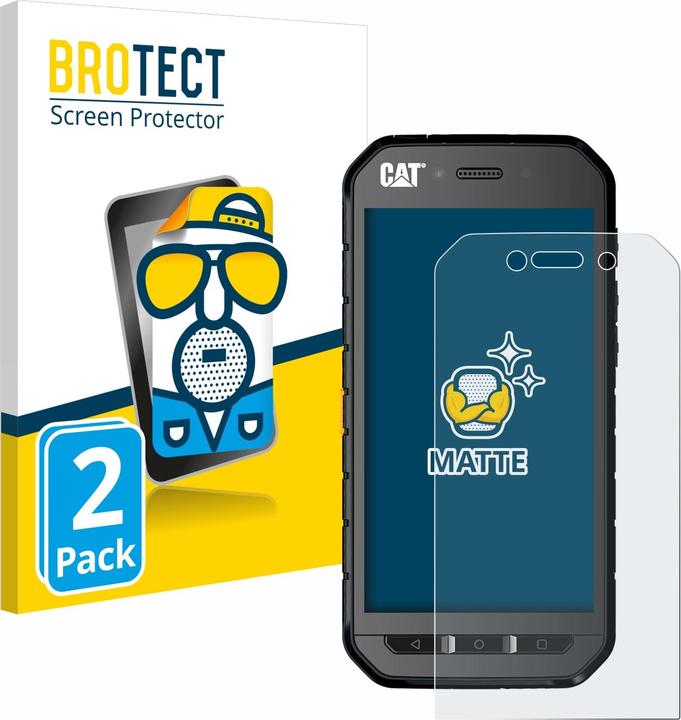 Produktbild BROTECT Entspiegelungs-Schutzfolie Displayschutz Matt (2 Stück, CAT S41)