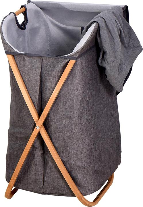 HTI-Living Wäschekorb 60 Liter Anea Grau (60 l)