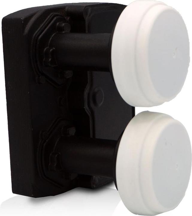 Produktbild FTE Premium Monoblock Quad LNB Sat-Antenne (4-Teilnehmeranschluss, Zwei-Satelliten-Positionen, HD 1080 (Quad LNB)