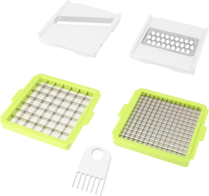 Image du produit Cheffinger Coupe-légumes multifonctions à 4 lames avec bac de récupération