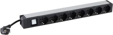 Immagine prodotto Legrand bticino C915308CL prolunghe e multiple 3 m 8 presa(e) AC Interno Nero, Grigio (8 x, CEE 7/3, 3 m)