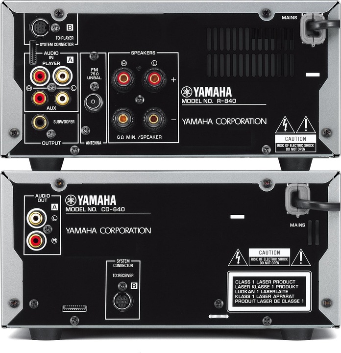 Produktbild Yamaha Piano Craft MCR-640 - HiFi-System mit CD-Player (2x 75 W)