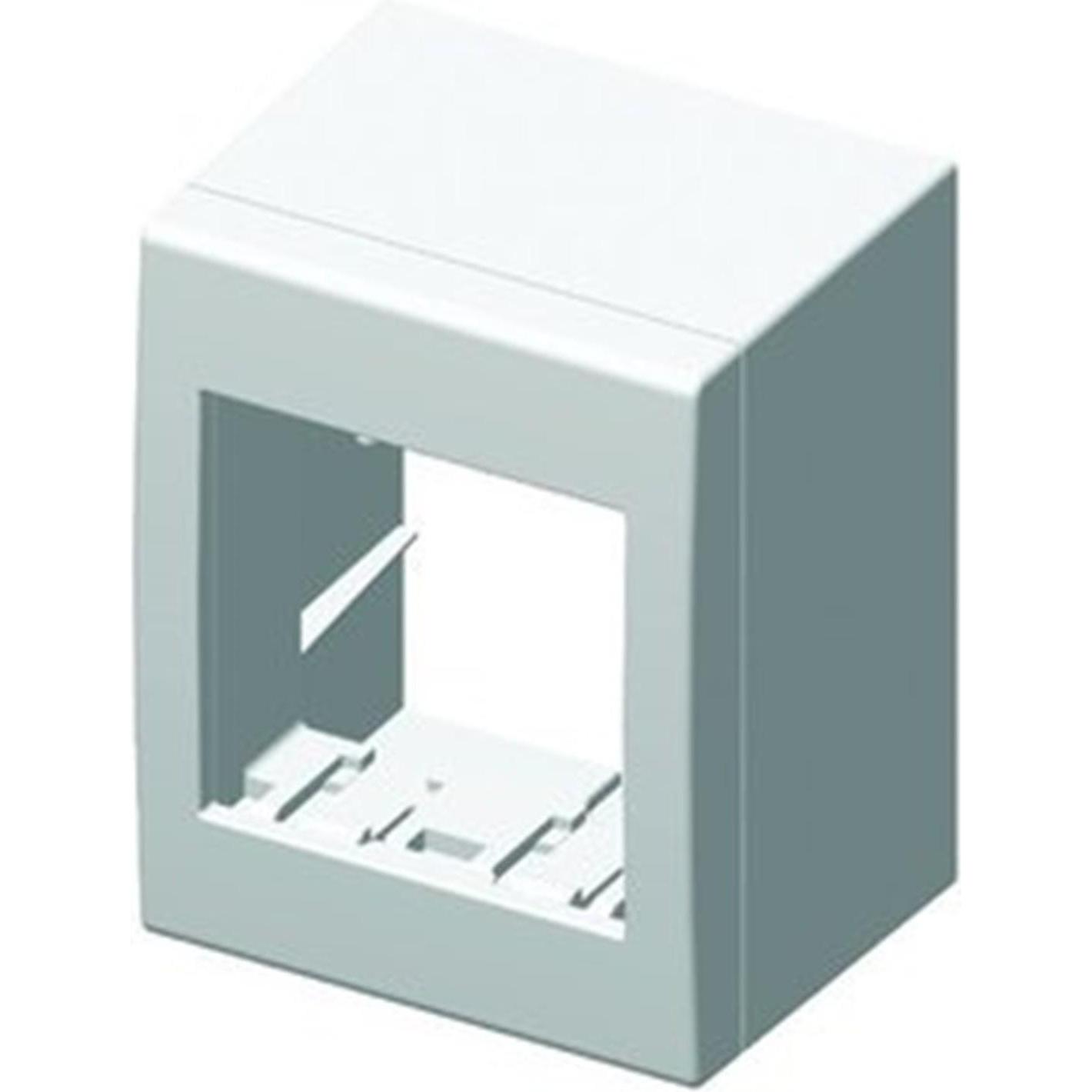 TEM, Steckdose, Serie Modul Aufputzgehäuse IP20 BOX NO CUBO WITH BACK SIDE COV