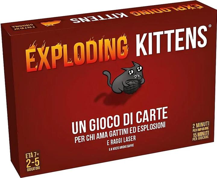 Produktbild Asmodée Exploding Kittens (Italienisch, 2 - 5 Spieler)