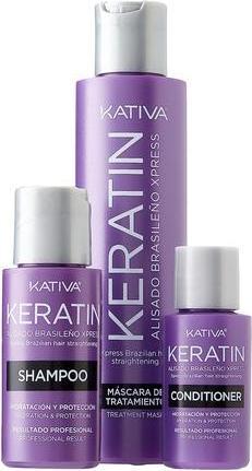 Produktbild Kativa Brazilian Xpress Keratin - Haarglättungs Kit (Haarpflege set)