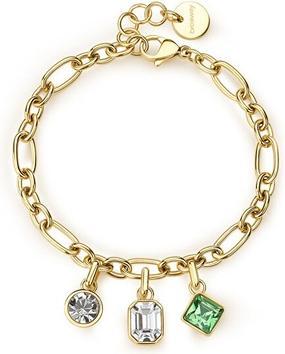 Actual product image Brosway Beautiful Gold-Plated Bracelet With Pendants Symphonia Bym196