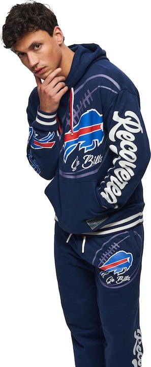 Produktbild Recovered Re:covered Fleece Hoody - PATCHES Buffalo Bills - L (L)
