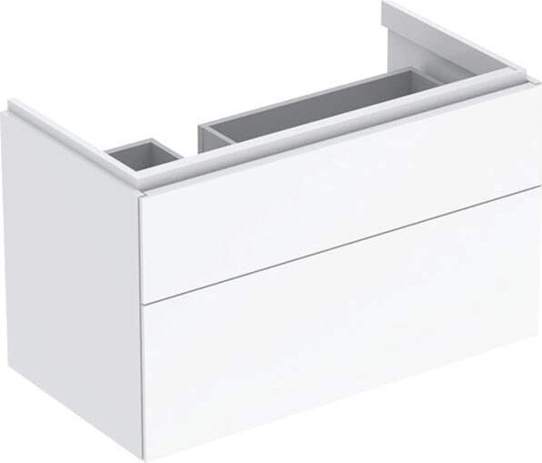 Immagine prodotto Geberit Keramag / Mobiletto Xeno bianco lucido 2 cassetti con chiusura soft-close per 90 cm re (88 x 46 x 53 cm)