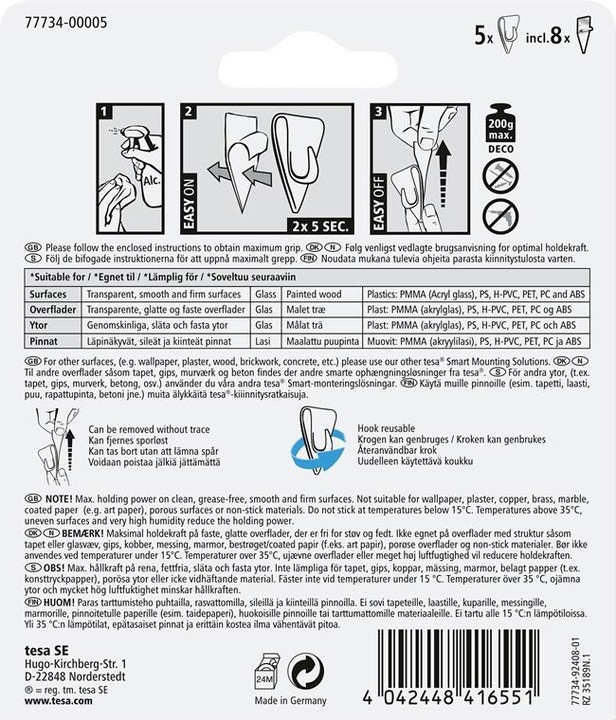 Immagine prodotto tesa 77734 GANCI DECO. 5X0.2KG