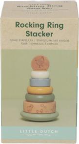 Image du produit Little Dutch Holz-Stapelturm mit Ringen Little Farm FSC