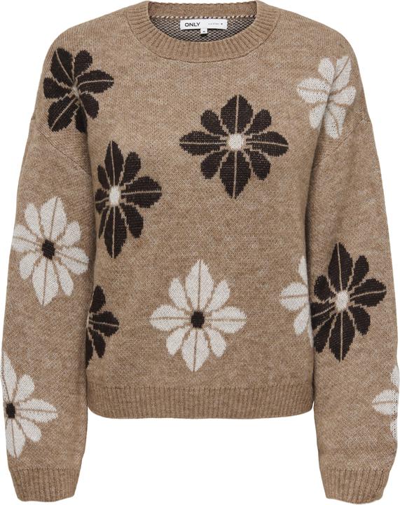 Produktbild Only Onlfreesia Ls Flower O-Neck Rp Knt (S)