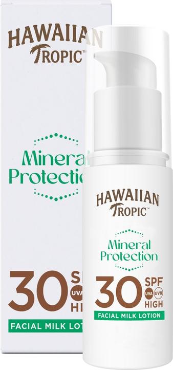 Image du produit Hawaiian Tropic Lait minéral nourrissant pour le visage (Lait solaire, SPF 30, 50 ml)
