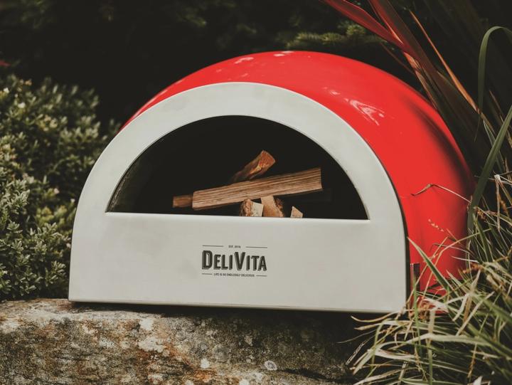 Immagine prodotto Delivita Forno per pizza Chilli Red (Legno del forno per pizza)