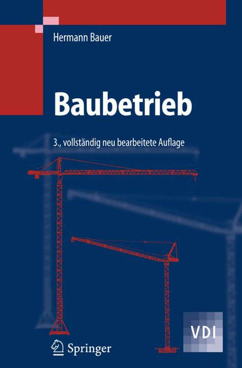 Produktbild Baubetrieb (Deutsch, Hermann Bauer, 2013)