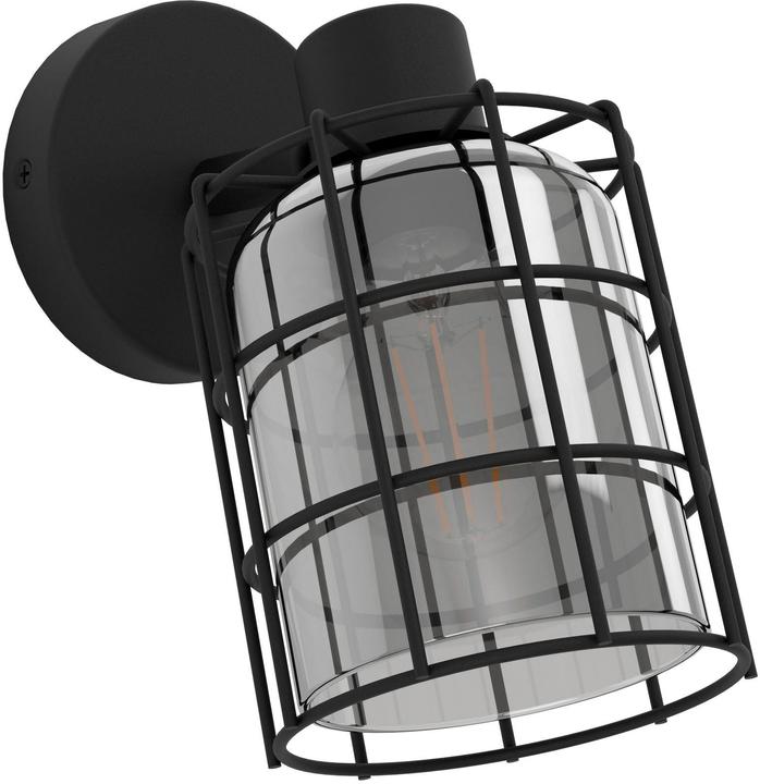 Image du produit EGLO Applique murale CONSACA 1x E27 noir (E27)