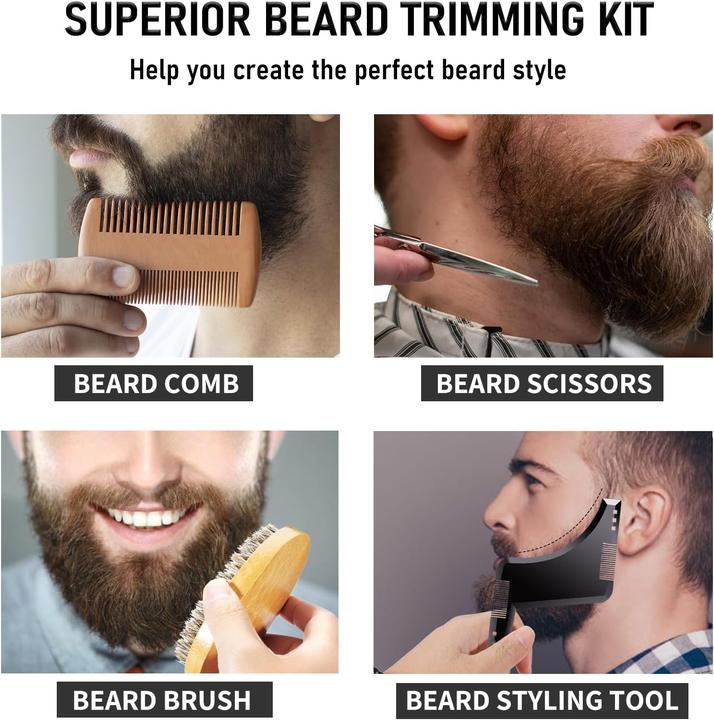 Produktbild ‎Cusmay 11 in 1 Bartpflege Set (60 ml)