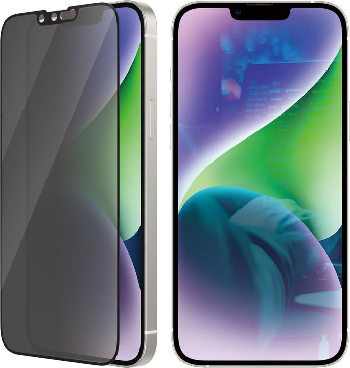 Actual product image PanzerGlass Screen Protector Ultra Wide Fit Privacy iPhone 14 Plus (1 pcs., Apple iPhone 13 Pro Max, Apple iPhone 14 Plus)