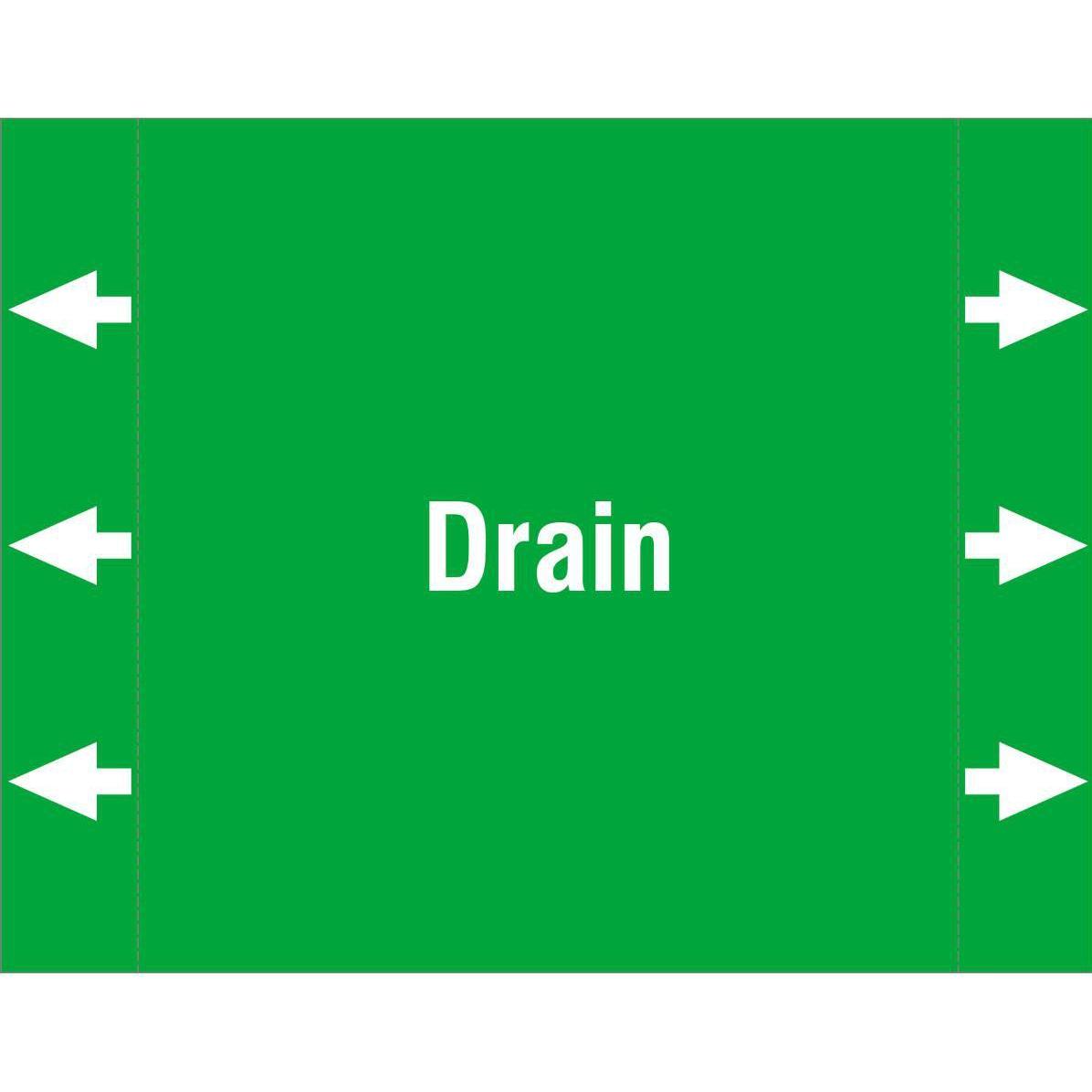 Brady, Etiketten, ISO 20560 Pipe Markers - Water
