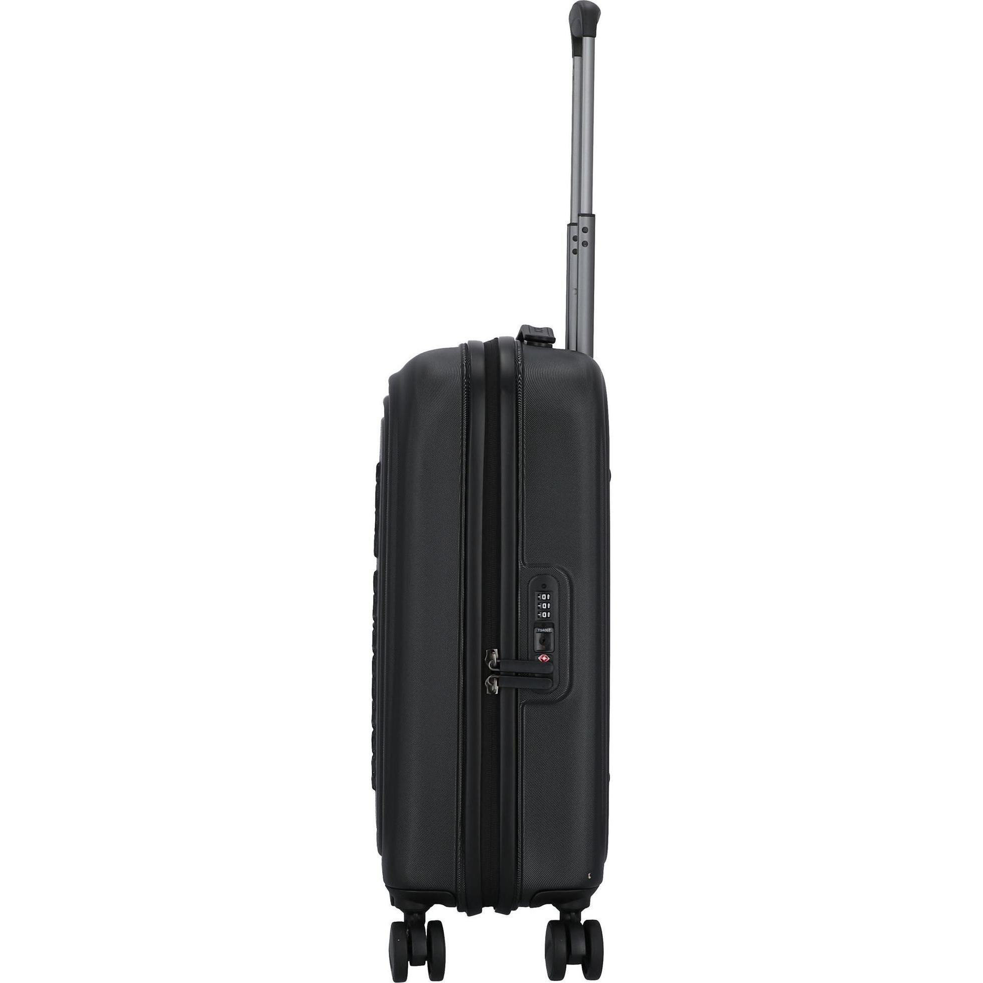 Thumbnail - Mandarina Duck, Koffer, Logoduck+ 4-Rollen Kabinentrolley 55 cm, Schwarz, (40 l, Handgepäck (bis 50l))