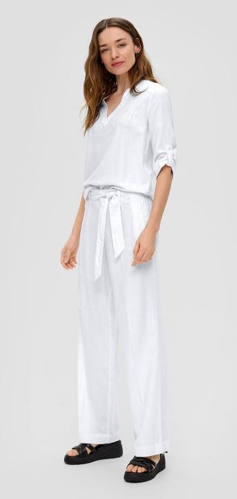 Immagine prodotto s.Oliver Bluse Leinenbluse mit 3/4-Arm und Tunika-Ausschnitt (48)