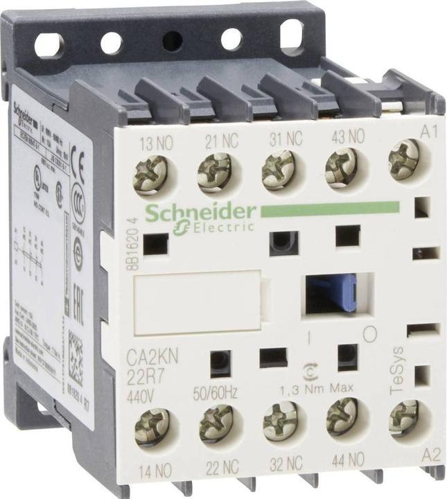 Actual product image Schneider Electric Auxiliary contactor, 2S+2Ö, 440V 50/60Hz CA2KN22R7