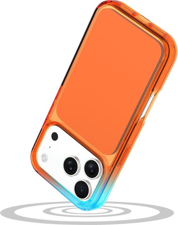 Actual product image Cellularline Cellular Line Back Cover Cube Mag Case iPhone 17 Pro - Orange (Apple iPhone 17 Pro)