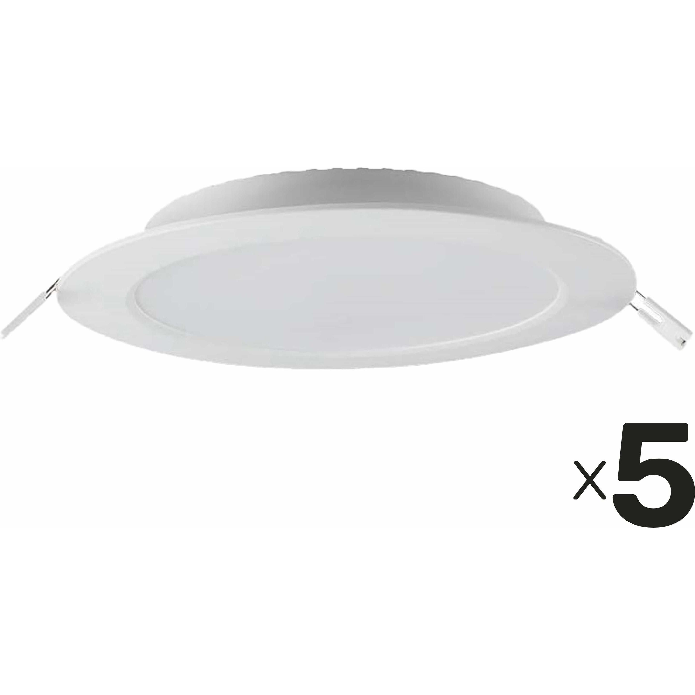 V-TAC, Wandleuchte + Deckenleuchte, LED-Einbauleuchte VT-61024, EEK: E, 24 W, 2640 lm, 4000 K, 296 mm, 3 Stück (2640 lm)