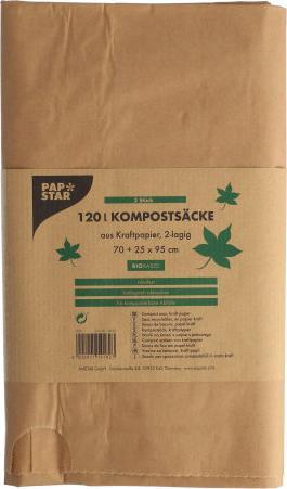 Immagine prodotto Papstar 14182 Marrone (3 x, 120 l)