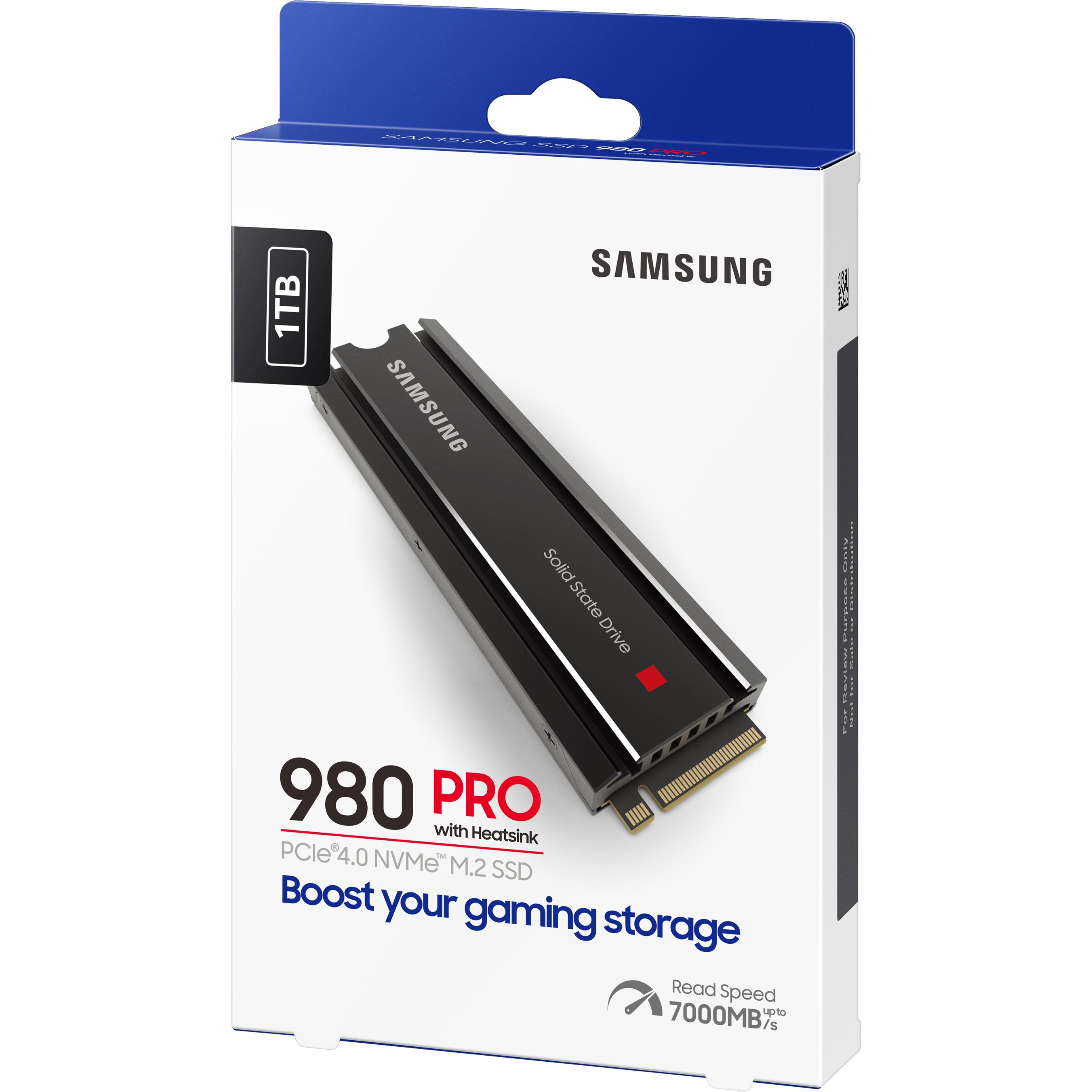 内蔵型SSD Samsung 980 PRO 1TB with Heatsink Samsung 980 Pro with Heatsink (1000 GB, M.2 2280) - buy at Digitec