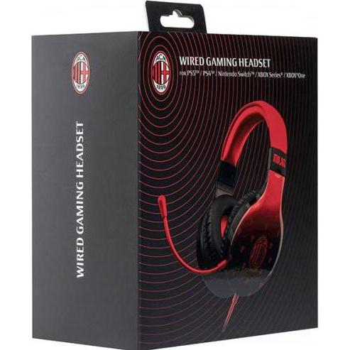 Qubick Cuffie Gaming Acmu0209 Multipiattaforma Edizione Milan, Gaming Headset