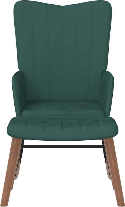 Produktbild vidaXL Schaukelstuhl mit Hocker