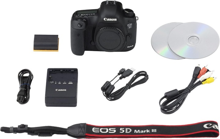 Produktbild Canon EOS 5D Mark III Body, 3 Jahre Premium-Garantie (22.30 Mpx, Vollformat)