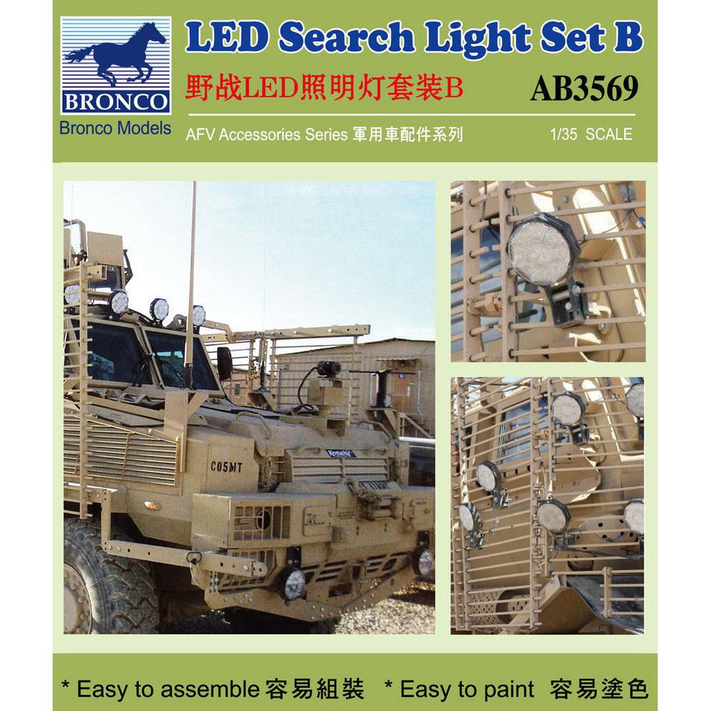 Bronco LED Search Light Set B.