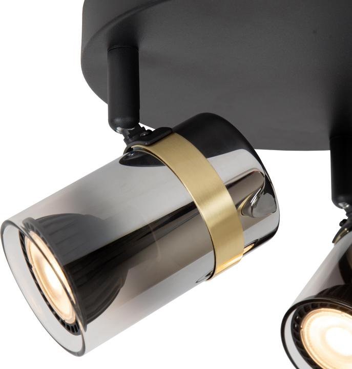 Produktbild Lucide UPTON GU10 Deckenstrahler 3-fach Modern Rauchfarbe 57900/13/65 (GU10)