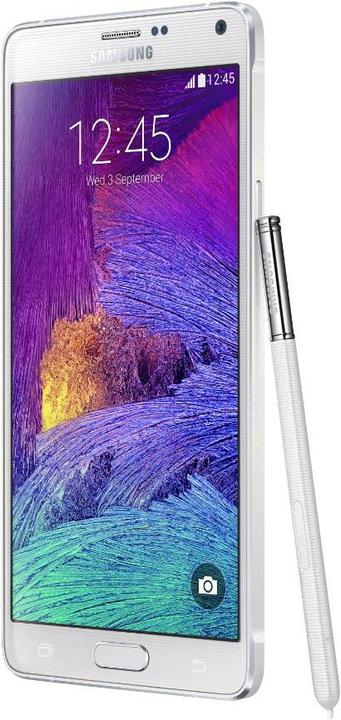 Produktbild Samsung Galaxy Note 4 (32 GB, Frost White, 5.70", 16 Mpx, 4G)