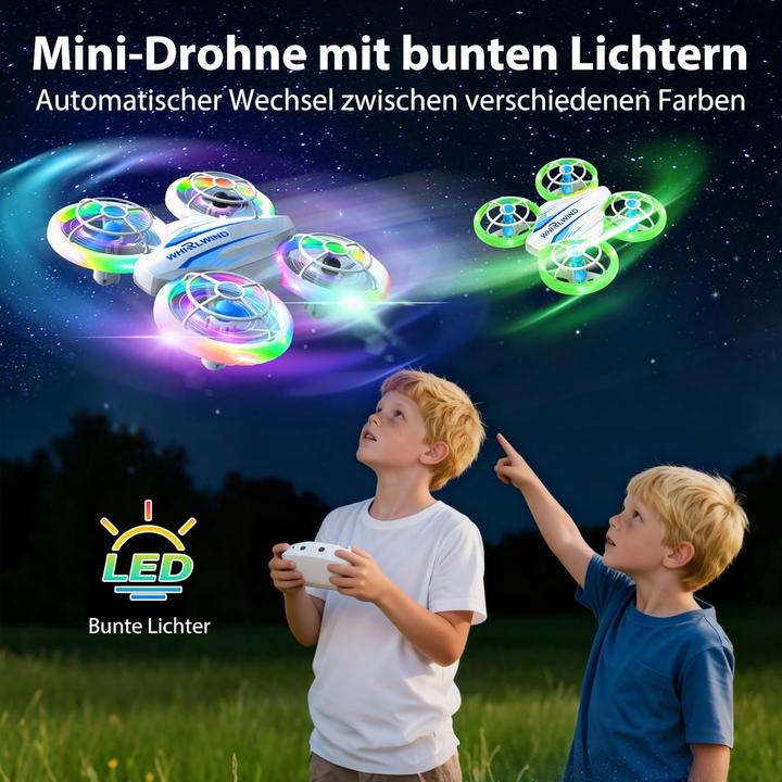 Produktbild Baldr AC09 Mini-Drohne für Kinder mit LED-Lichtern