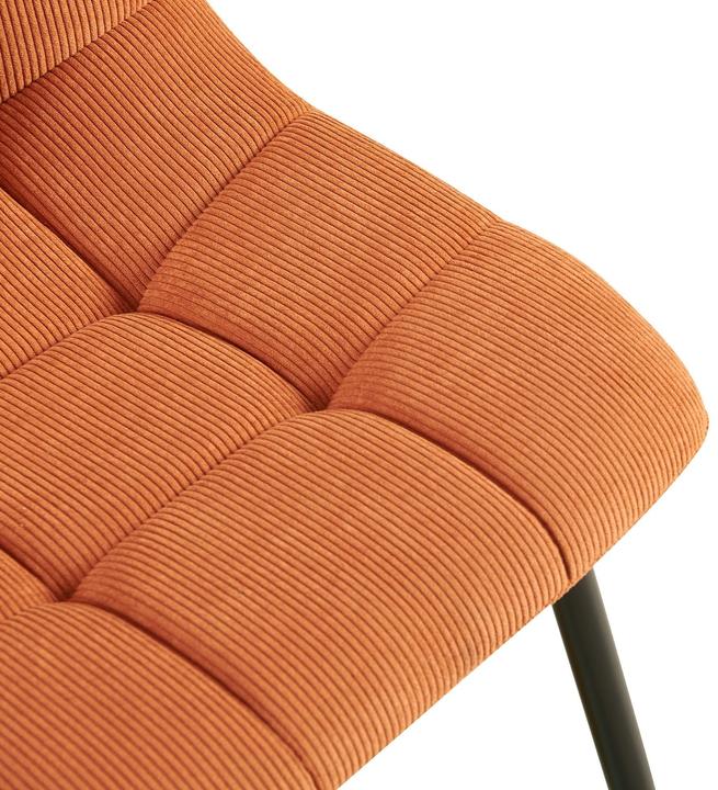 Actual product image CLP 4er Set Esszimmerstuhl Tilde gepolstert mit Rückenlehne bis 150 kg belastbar