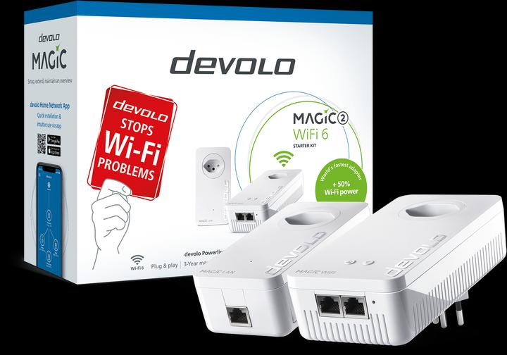 Produktbild Devolo Magic 2 WiFi 6 Starter Kit (2400 Mbit/s)
